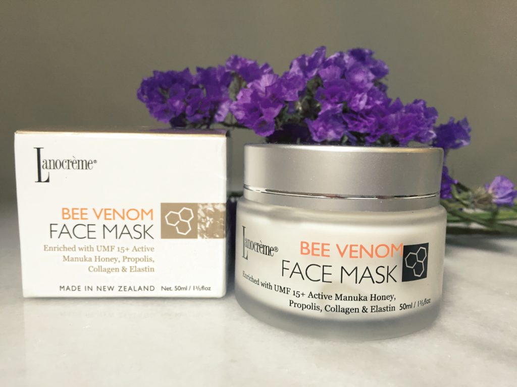 lanocreme bee venom face mask