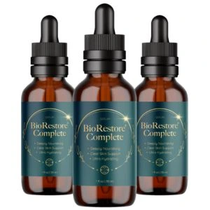 3 bottles of Biorestore complete