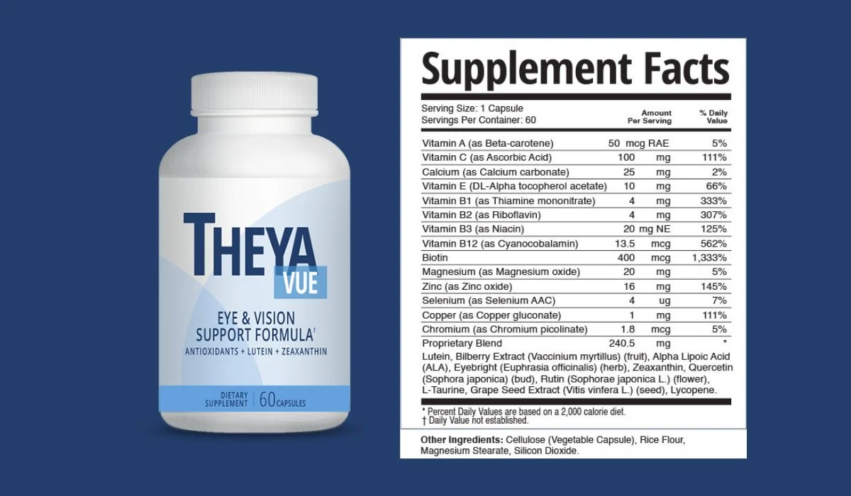 TheyaVue Supplement Facts