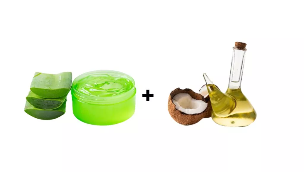 Coconut Oil And Aloe Vera Gel