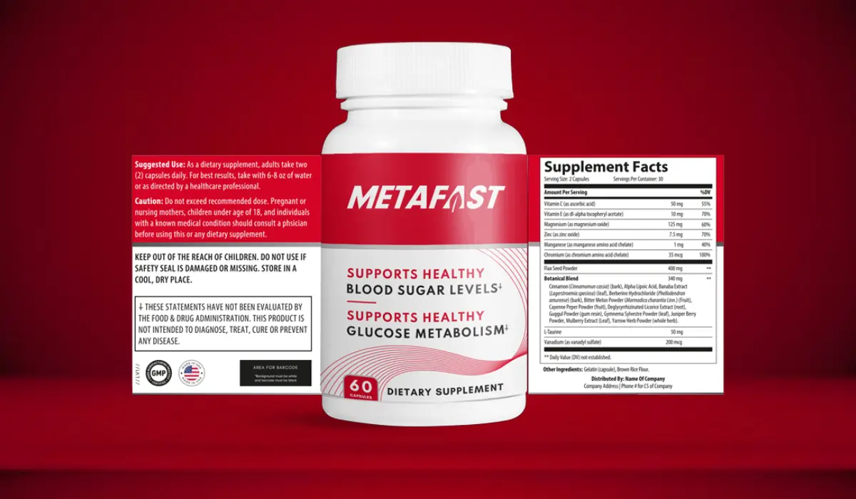 MetaFast Supplement Facts
