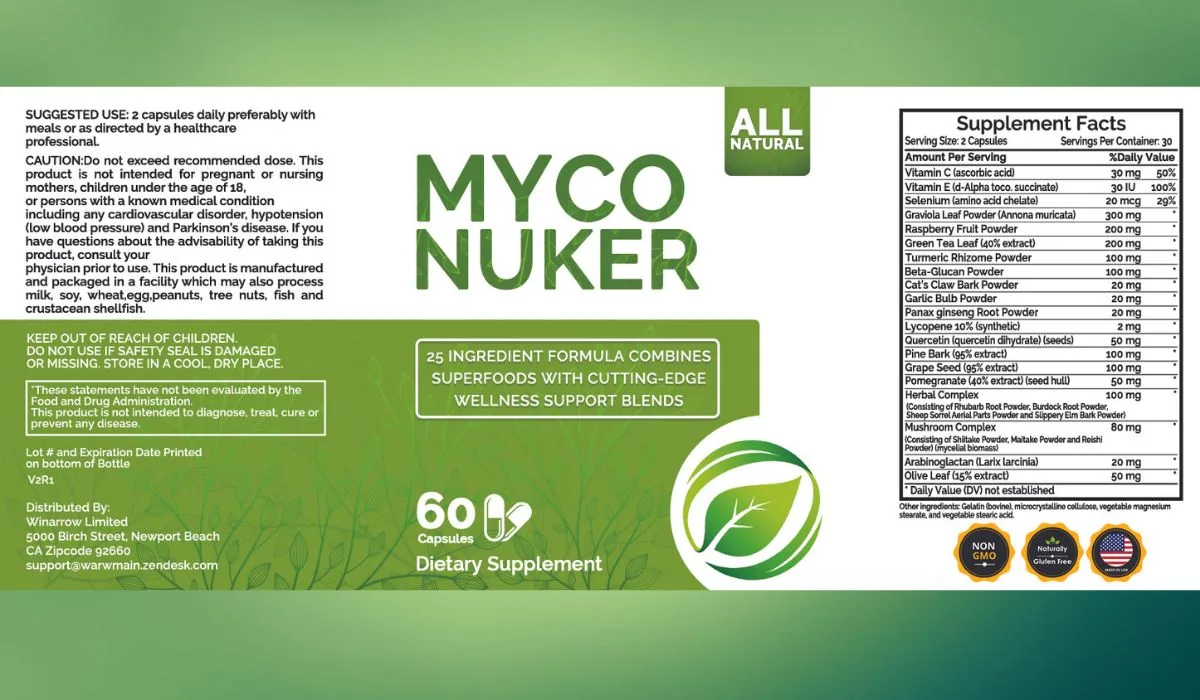 Myco Nuker Supplement Facts