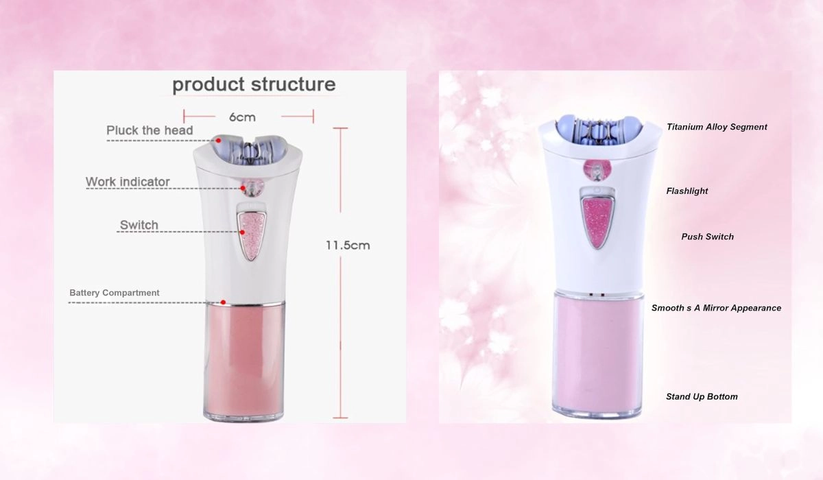 Glabrous Skin Epilator Features